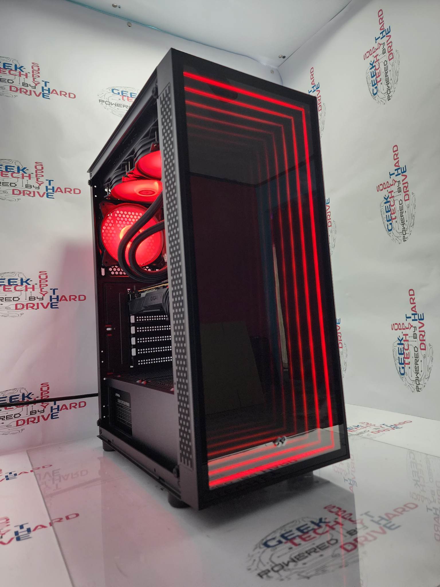 Pinnacle Gaming PC Desktop - Intel Core i5, NVIDIA RTX 3060 Ti, 1TB/2TB SSD, 16GB/32GB/64GB RAM, RGB Lighting, WiFi, Water Cooling (Black) - Ultimate Gaming & Streaming Setup for Esports & VR