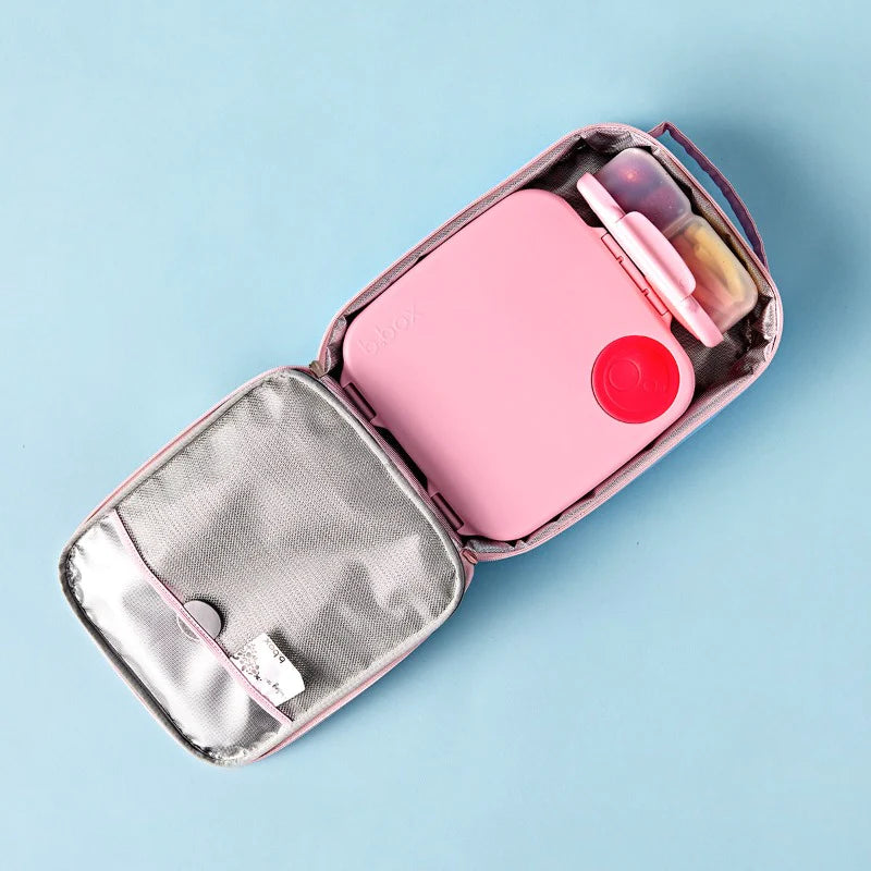 b.box Insulated Kids Lunch Box - Flamingo Fizz Design | Leak-Proof & BPA-Free | Perfect for School, Picnics & Travel