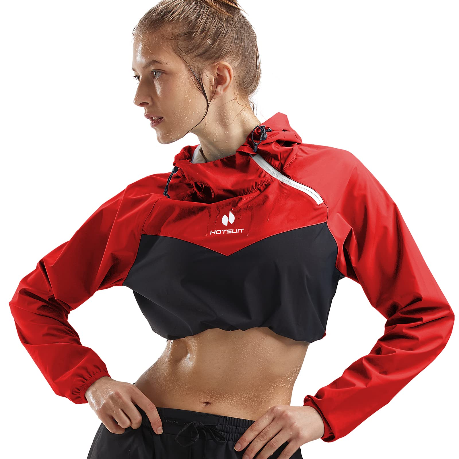 HOTSUIT Sauna Suit for Women - Weight Loss Workout Jacket with Sweat Technology | Gym, Boxing & Fitness Training | Perfect for Home Exercise & Outdoor Running