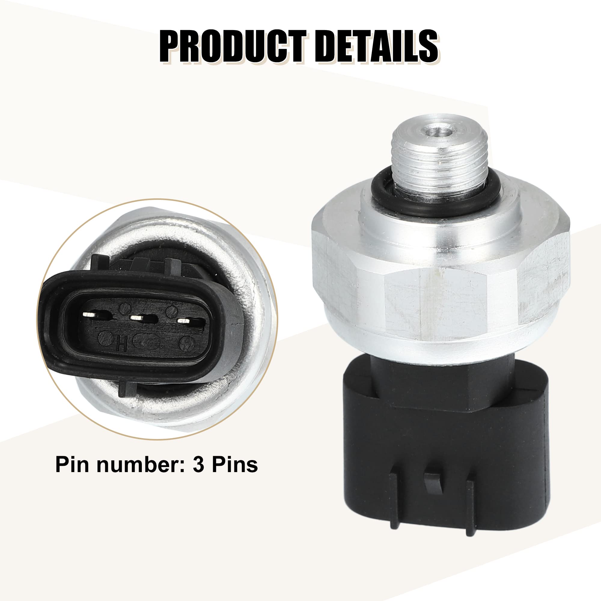 X AUTOHAUX AC Pressure Sensor 8871933020 8871940020 - Compatible with Toyota, Scion, Lexus Vehicles - Perfect for AC System Repairs & Maintenance