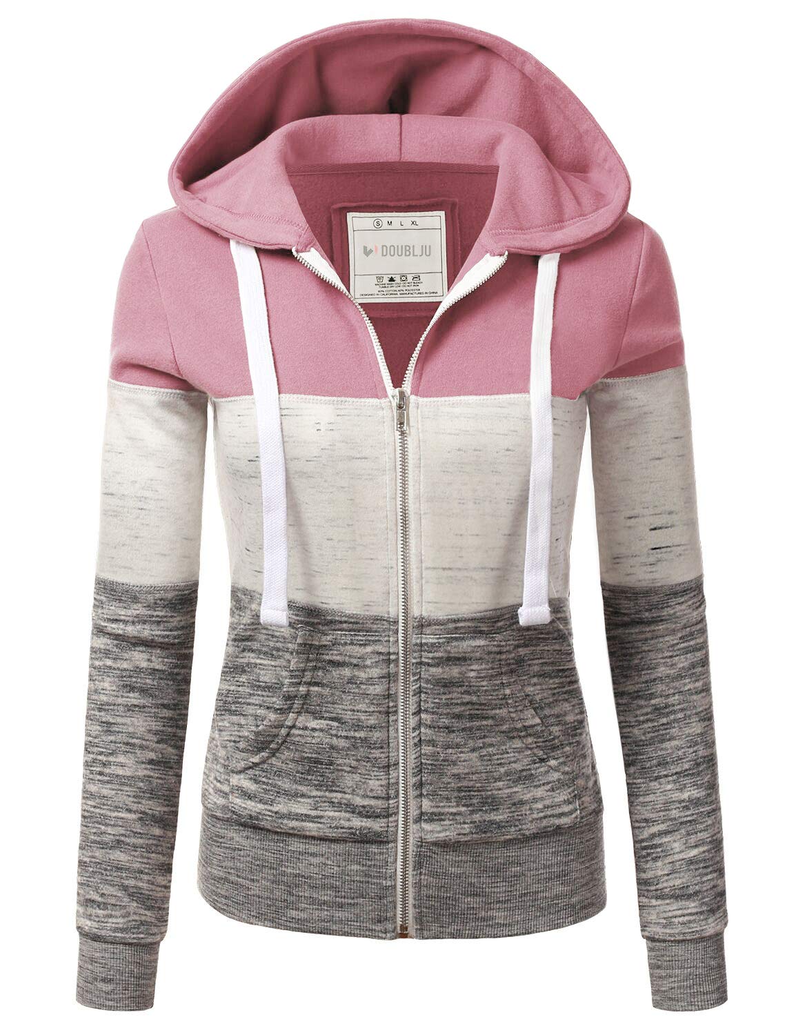 CLOVERY Women's Lightweight Thin Zip-Up Hoodie Jacket - Plus Size Casual Outerwear for Spring & Fall | Perfect for Workouts, Travel & Everyday Wear