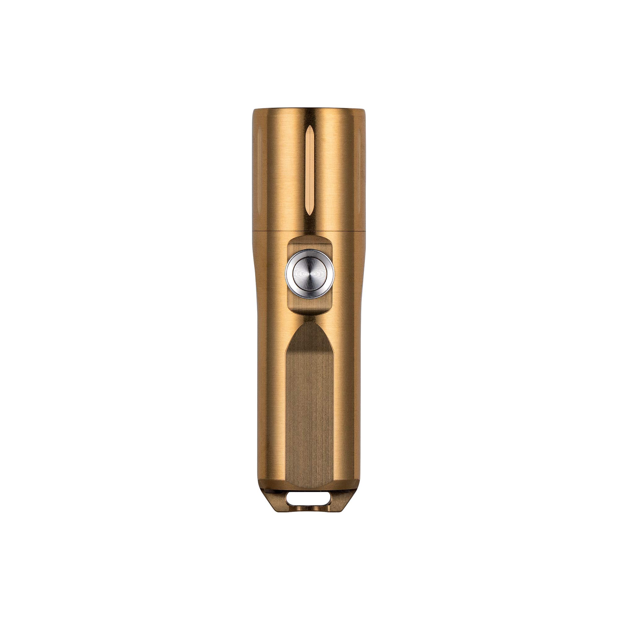 RovyVon Aurora A29 Brass EDC Flashlight - 1000 Lumens XP-G3 LED, Rechargeable Keychain Light with Moonlight & Memory Mode, IP68 Water Resistant - Perfect for Camping, Hiking, Emergency & Everyday Carry