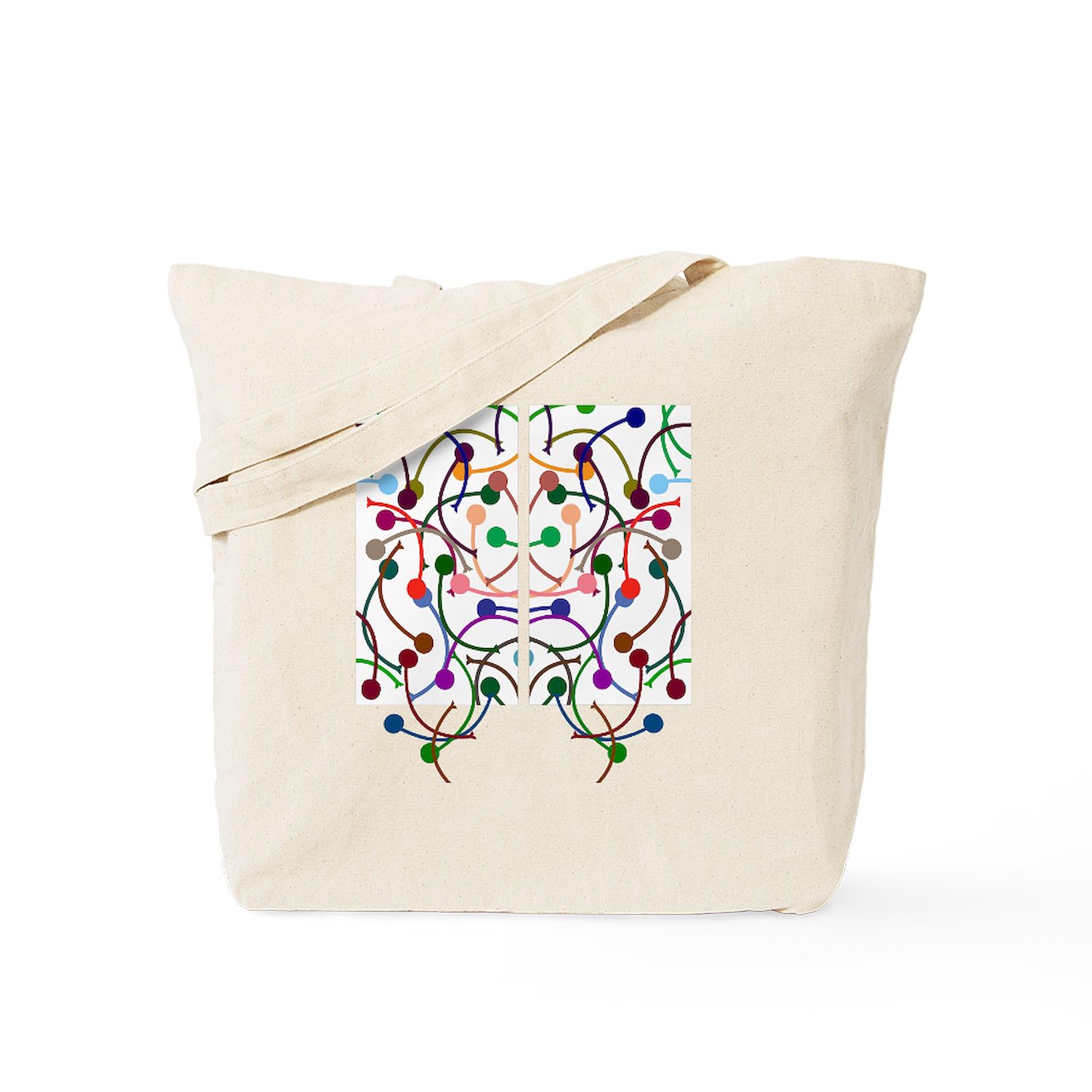 Neurons Tote Bag - Natural Canvas Reusable Shopping Bag for Groceries, Beach & Everyday Use | Eco-Friendly & Durable