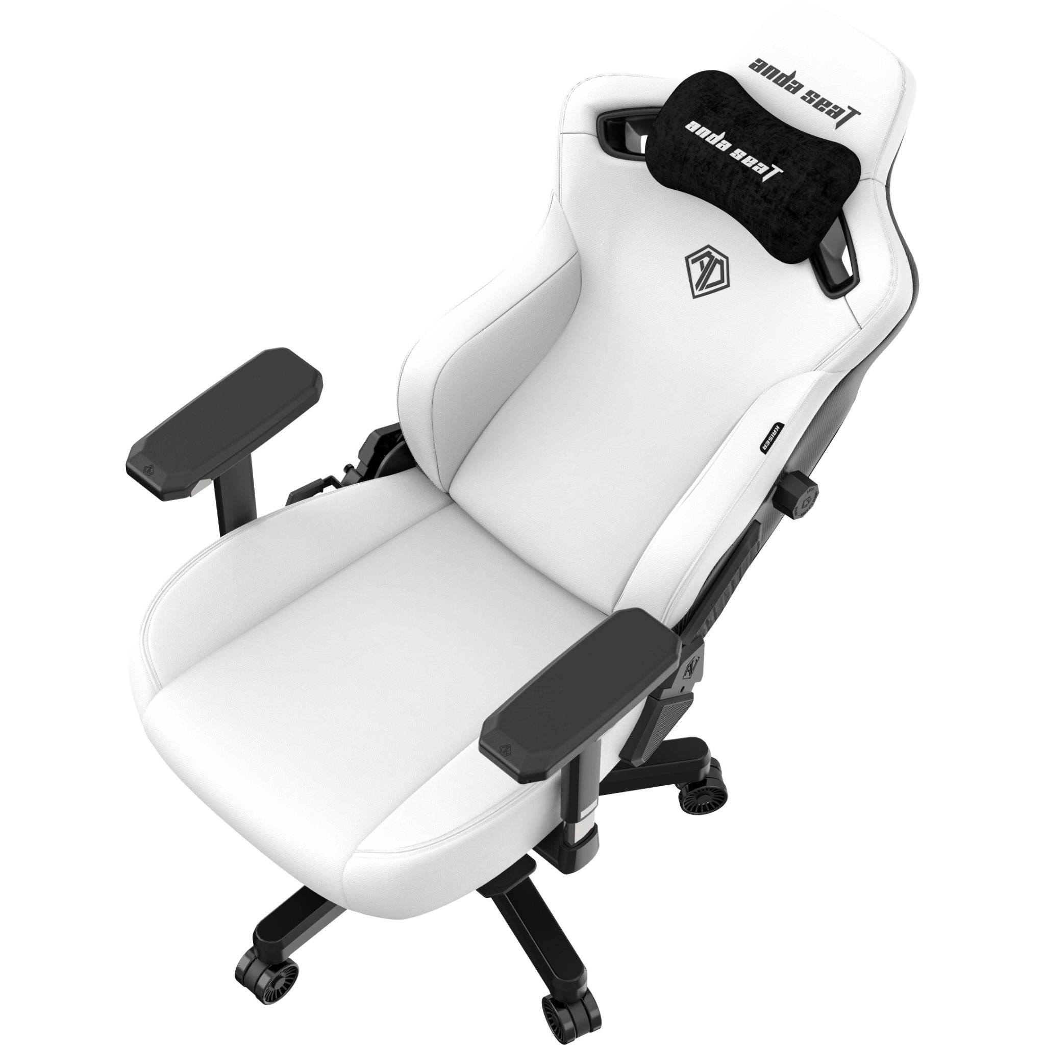 Anda Seat Kaiser 3 Series Premium Ergonomic Gaming Chair - White (Large Size) for PC, PS5, Xbox & Office - Comfortable Racing Style Chair with Lumbar Support