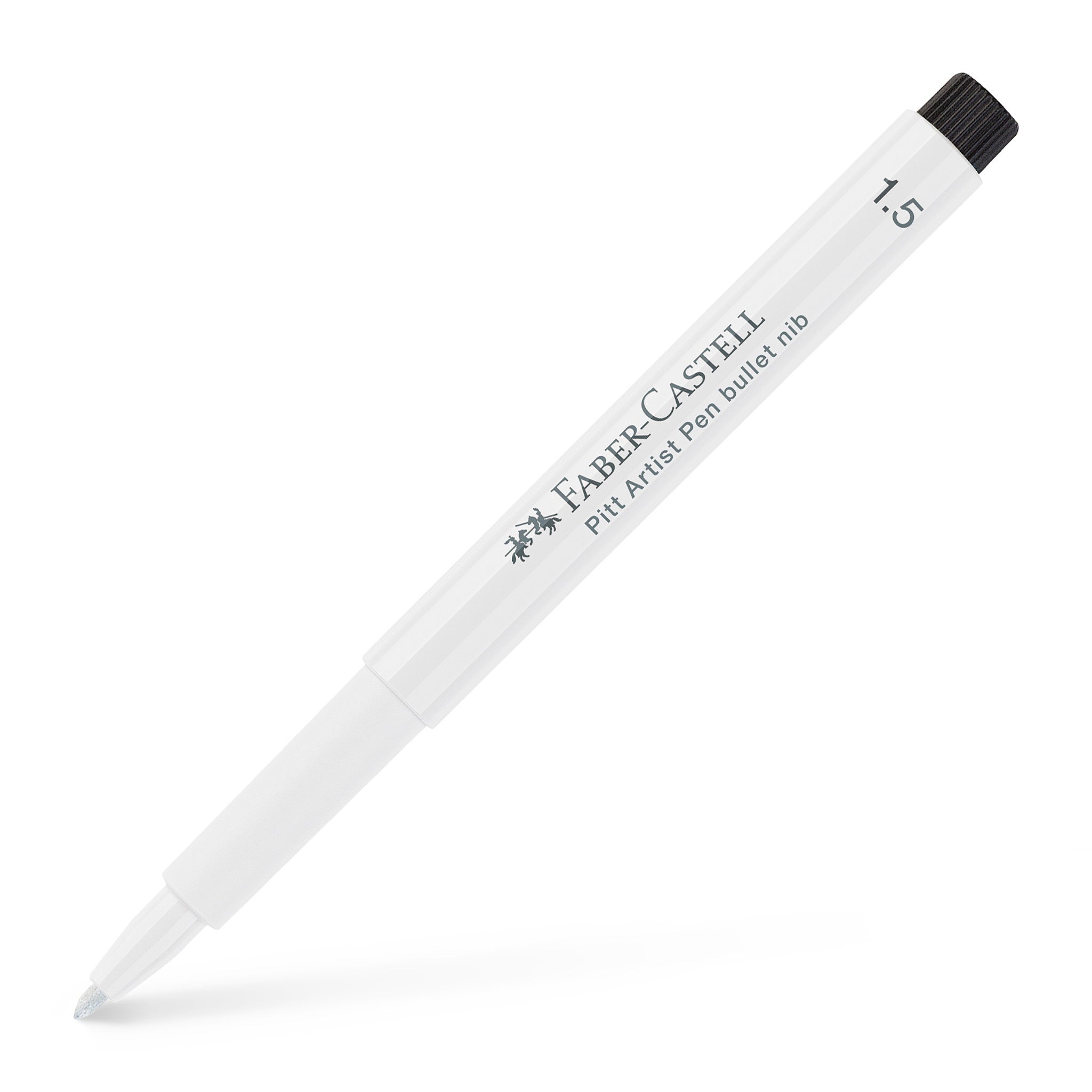Pitt Artist Pen 1.5mm Bullet Tip - White Ink #101 - Perfect for Sketching, Calligraphy & Illustration - Art Supplies for Professionals & Hobbyists