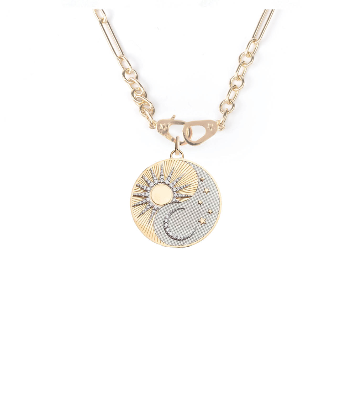 Balance Small Mixed Clip Sister Hook Necklace - Elegant Layering Jewelry for Women, Perfect for Daily Wear & Gift Giving