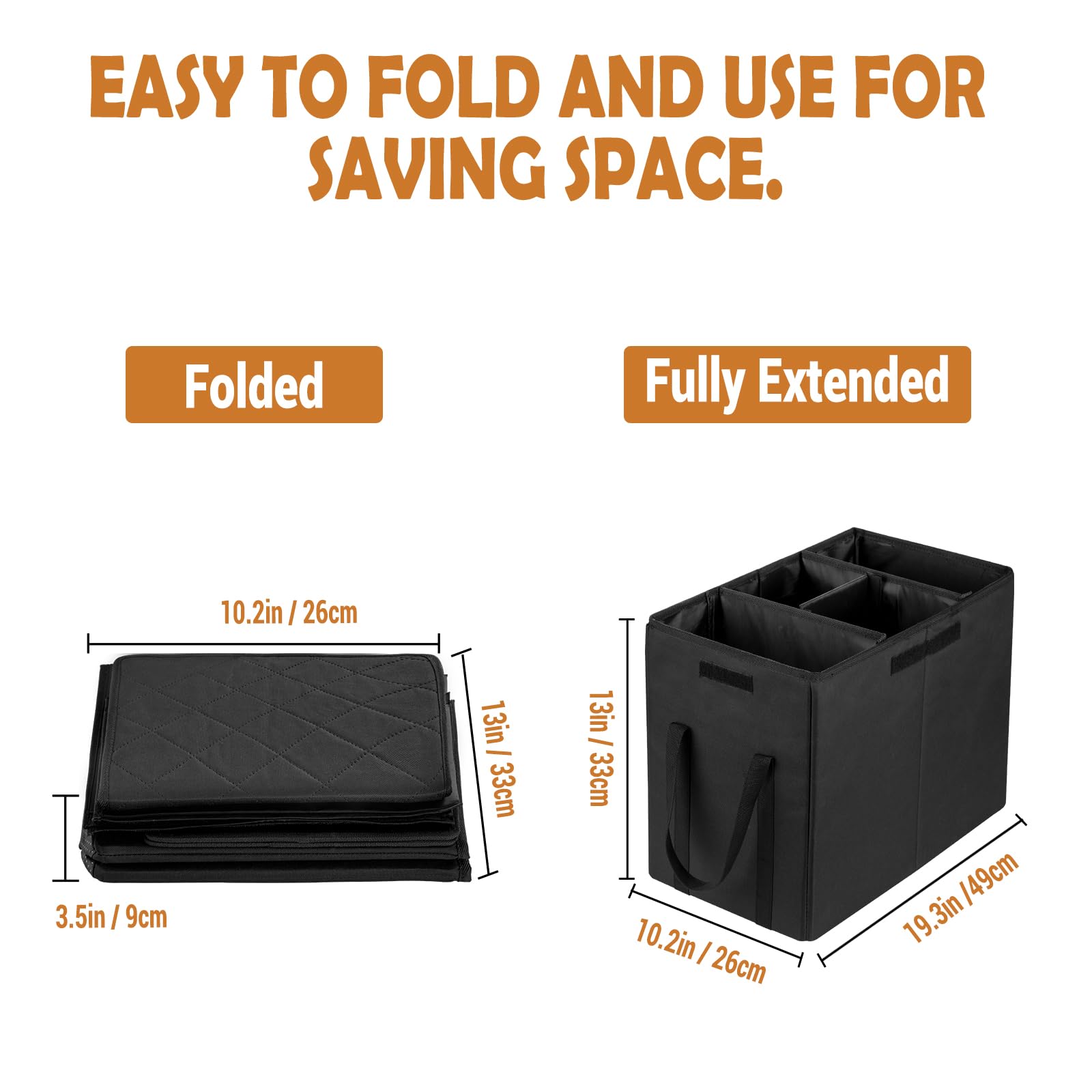 Car Seat Extender for Large Dogs up to 120 LBS - Back Seat Dog Extender with Storage Organizer & Gap Filler for Front/Rear Seats - Perfect for Road Trips, Vet Visits & Outdoor Adventures