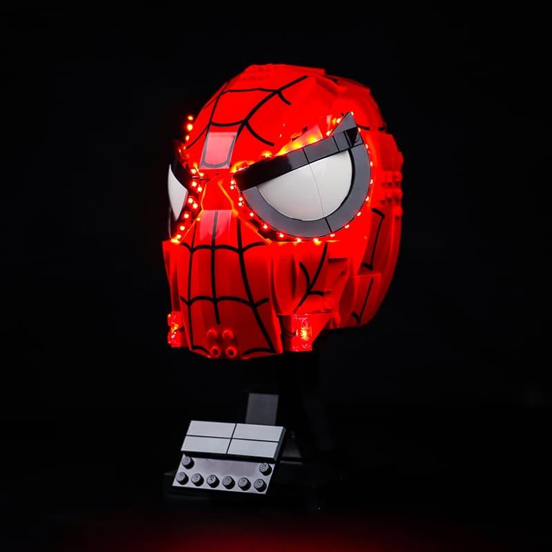 LEGO Spider-Man Mask 76285 Light Kit - LED Lighting Set for Superhero Display & Collection - Perfect for Home Decor, Cosplay, and Gift Giving