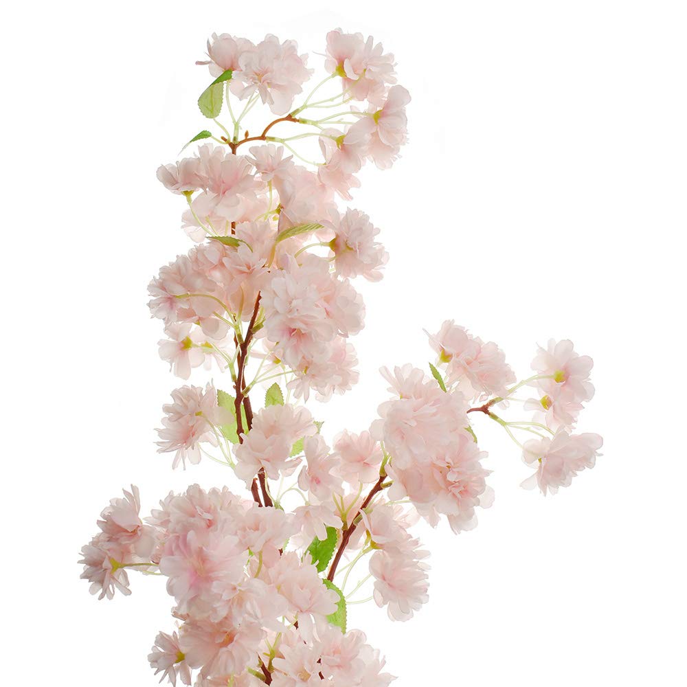 Homeford 40-Inch Artificial Cherry Blossom Spray - Pink Silk Flower Branch for Home Decor, Wedding Centerpieces, Party Arrangements & Spring Floral Displays