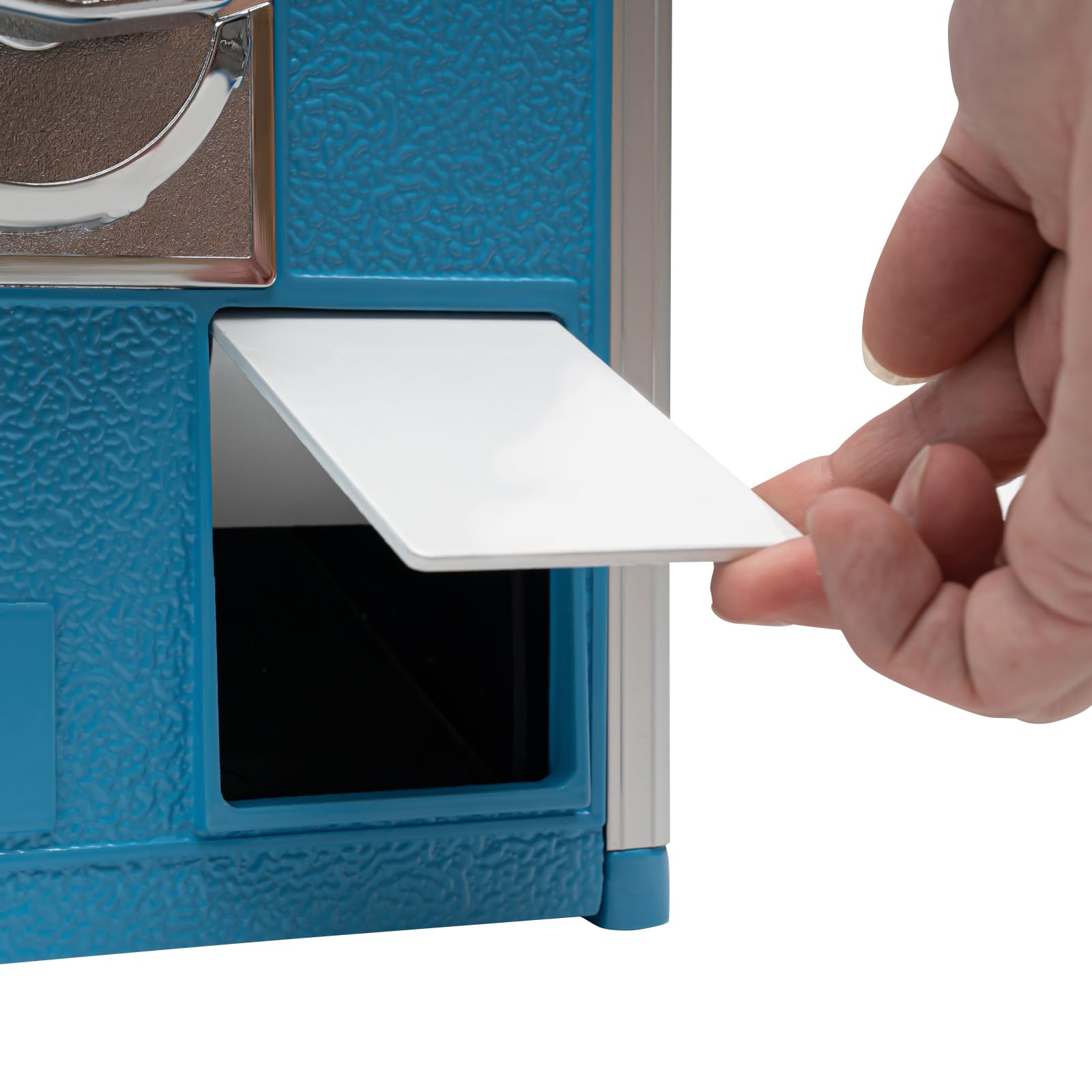Commercial Bulk Vending Machine for Gumballs & Capsule Toys - 25 Cent Coin Operated Candy Dispenser (4.5-5cm Balls, Blue) - Perfect for Arcades, Malls, and Retail Stores