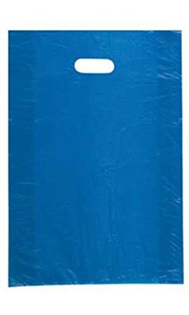 Heavy Duty Blue Plastic Merchandise Bags 15