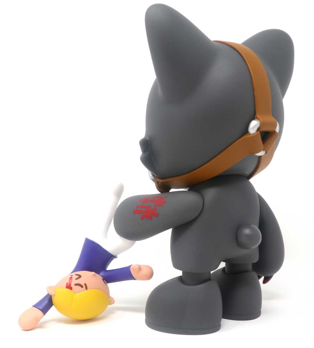 Gloomy in Black Superjanky Mori Chack Plush Toy - Cute Kawaii Bear Collectible for Anime Fans, Home Decor & Gift Giving