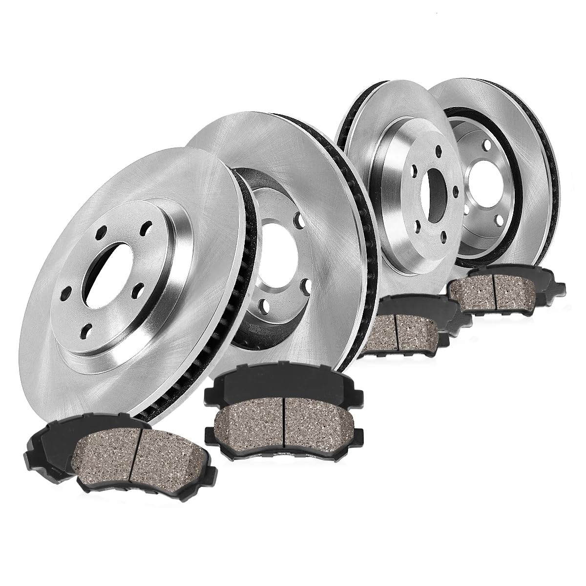 Callahan Front & Rear Brake Kit for 1998-2001 Oldsmobile Intrigue, Buick Regal, Pontiac Grand Prix - High Performance Brake Rotors & Metallic Pads - Perfect for Daily Driving & Highway Safety