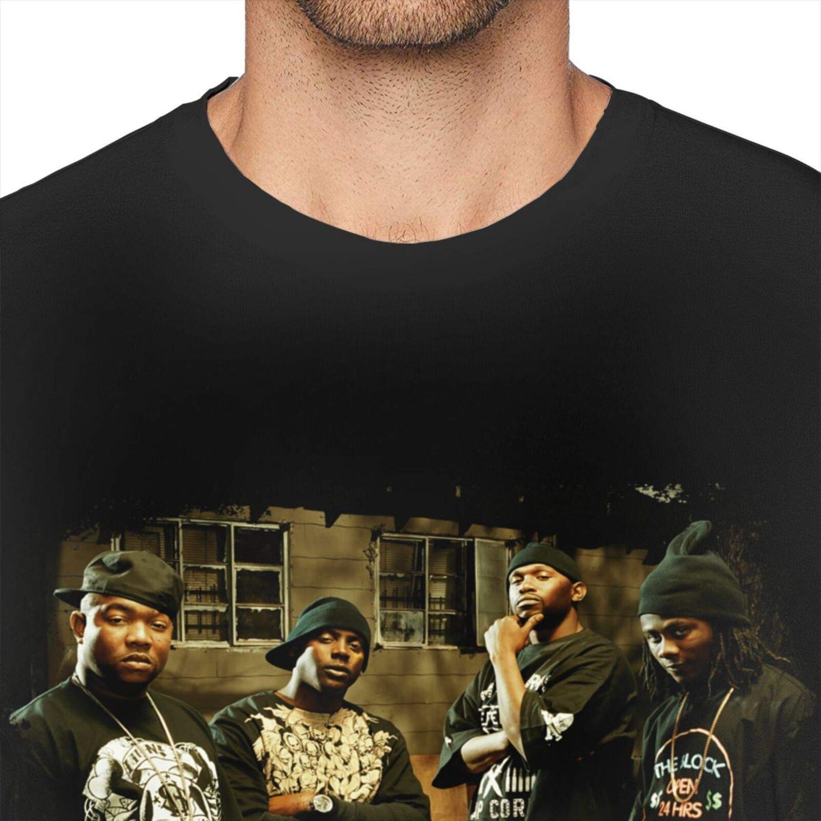 Funny 3D Printed Boyz N DAA Hood Band Graphic T-Shirt for Men - Lightweight Short Sleeve Crewneck Tee (XL) - Perfect for Casual Wear, Street Style & Hip Hop Fans