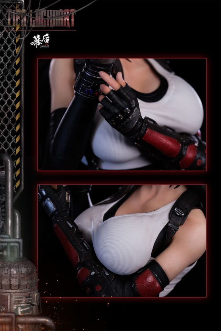 MH Studio Tifa Lockhart Cosplay Costume - Final Fantasy VII Remake Outfit for Halloween, Anime Conventions & Cosplay Events