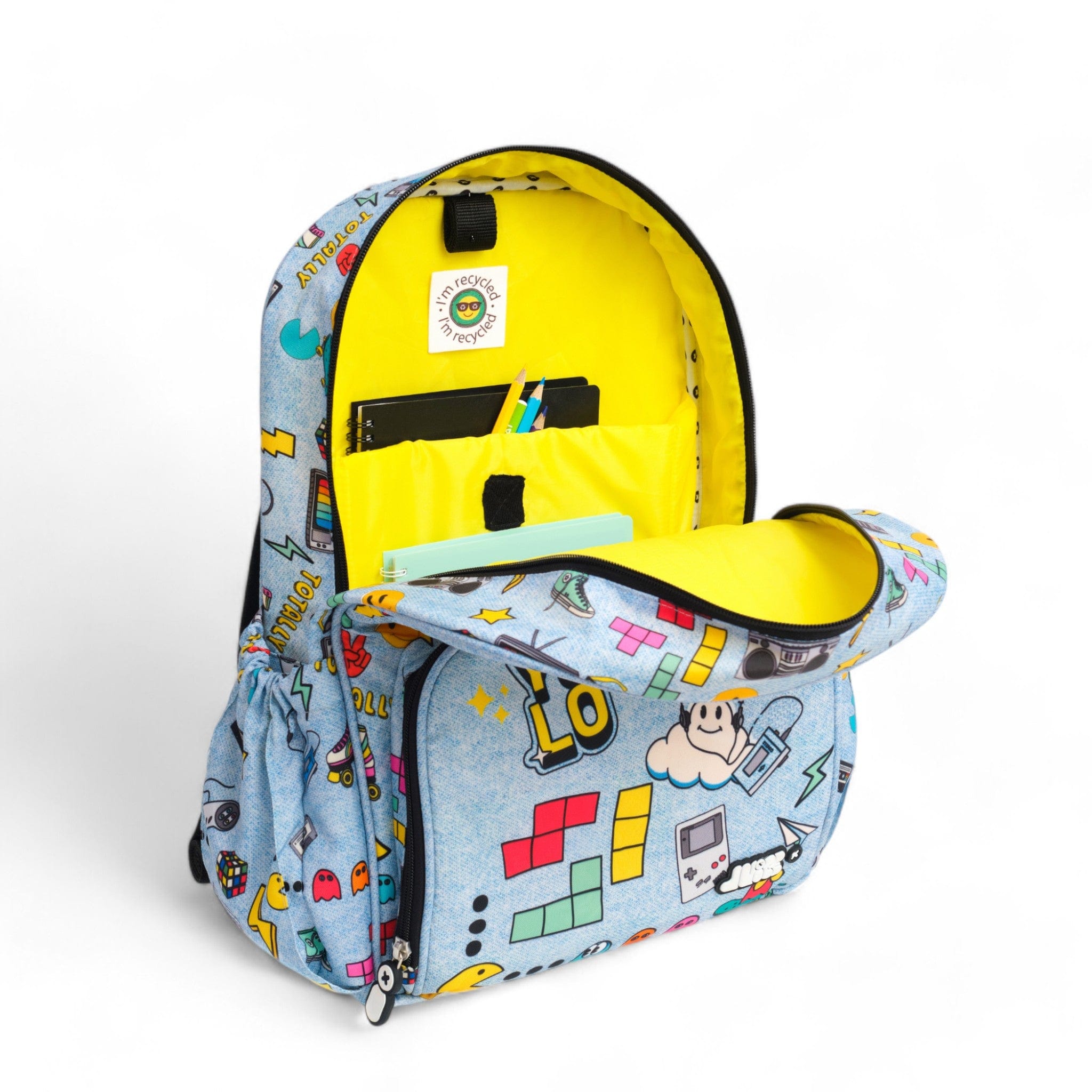 Yolo Medium Backpack Complete Set - Durable Travel Backpack with Multiple Pockets for School, Work & Outdoor Adventures