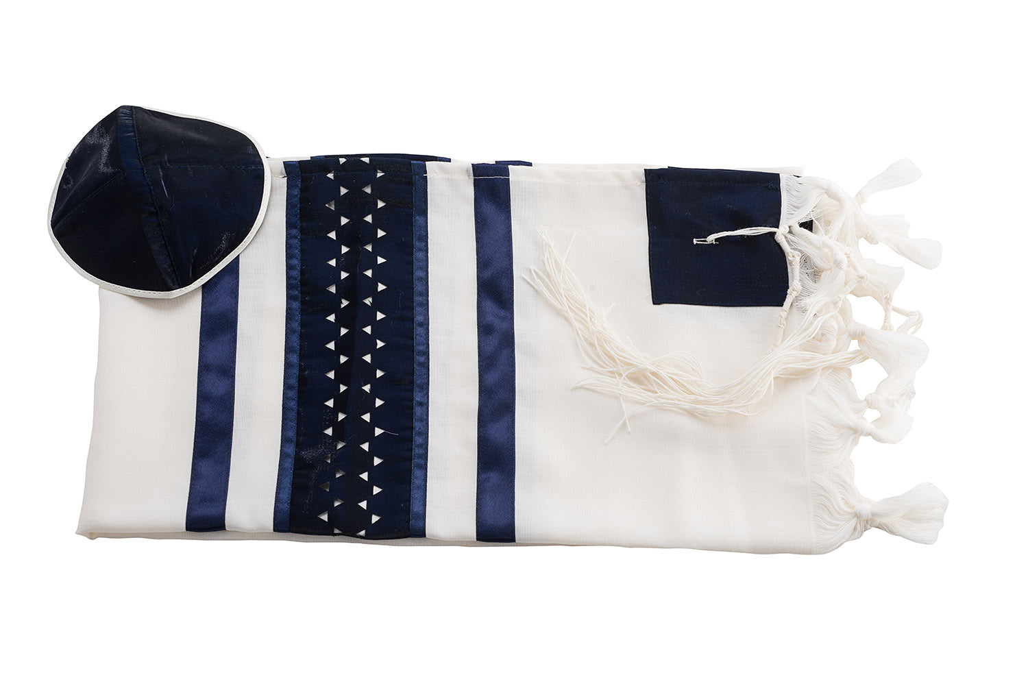 Exclusive Magen David Wool Bar Mitzvah Tallit Tzitzit - Premium Jewish Prayer Shawl for Men & Boys - Perfect for Synagogue, Bar Mitzvah Ceremonies & Jewish Religious Events