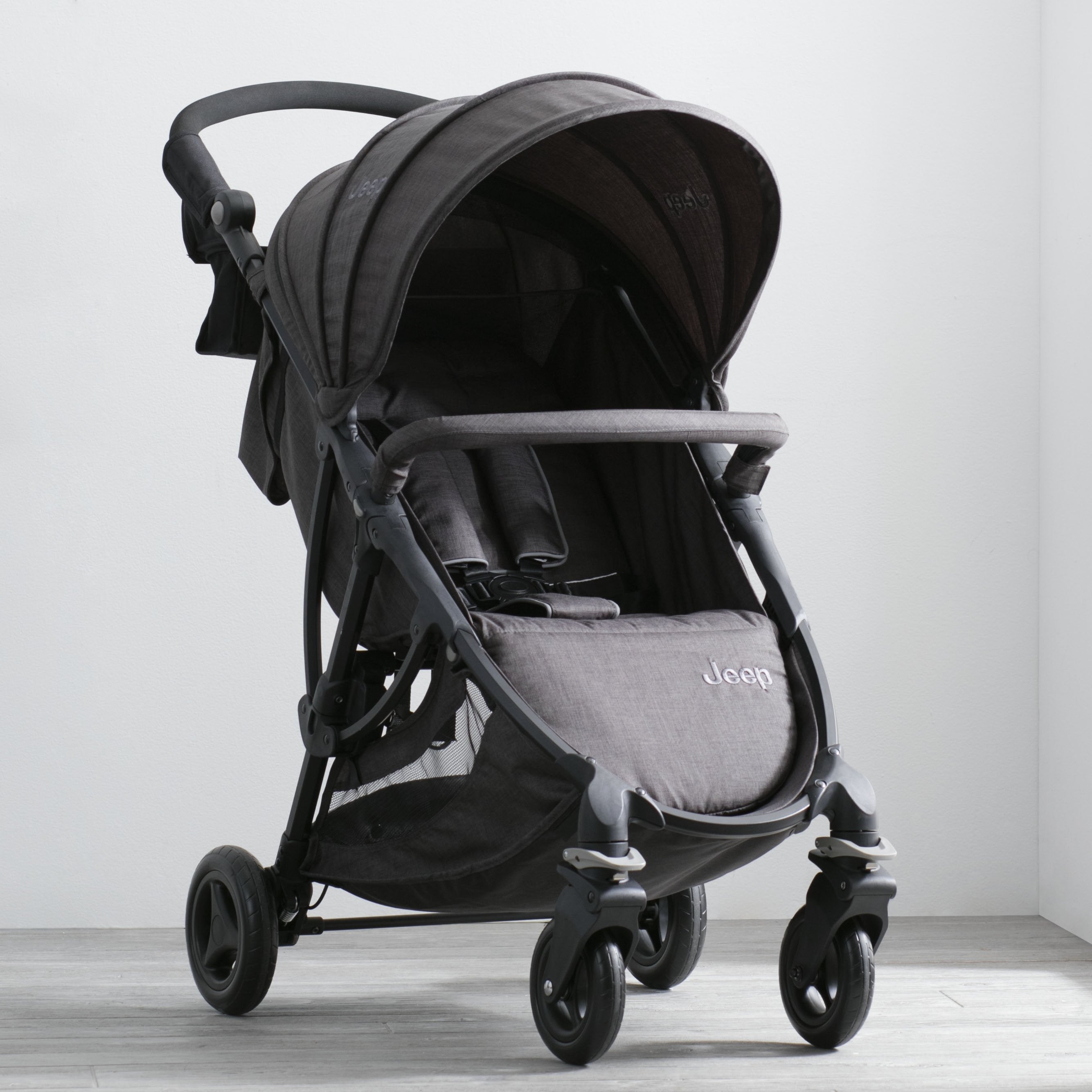 Jeep Gemini Stroller - Lightweight Compact Baby Stroller for Travel & Everyday Use | Foldable Design with Adjustable Canopy | Perfect for Shopping, Walks & Outdoor Adventures
