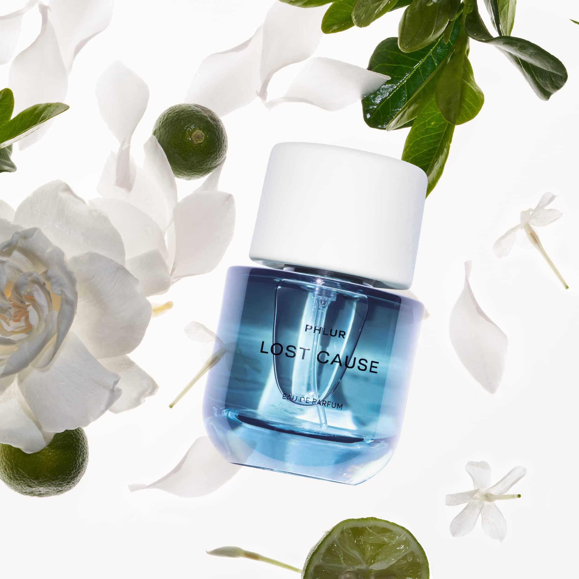 PHLUR Lost Cause Eau de Parfum for Women & Men - 50mL Fresh Woody Floral Perfume with Bergamot, Apple, Jasmine & Vanilla Orchid | Long-Lasting Unisex Fragrance for Date Night, Office & Special Occasions