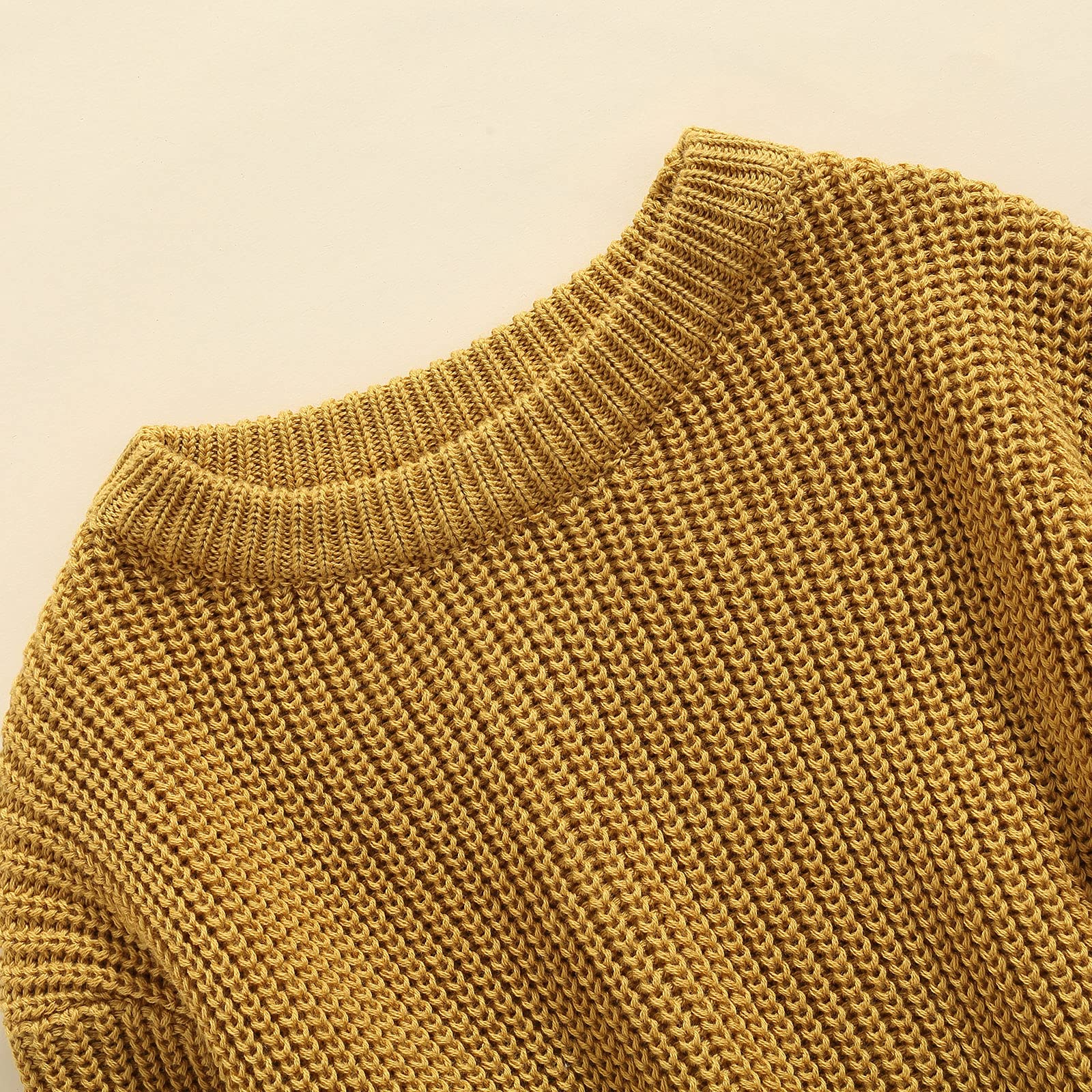L&ieserram Baby Knitted Jumper Sweater - Soft Long Sleeve Pullover for Newborns & Toddlers (0-5 Years) | Cozy Winter & Autumn Outfit for Boys & Girls | Perfect for Playdates, Family Photos & Holiday Gatherings
