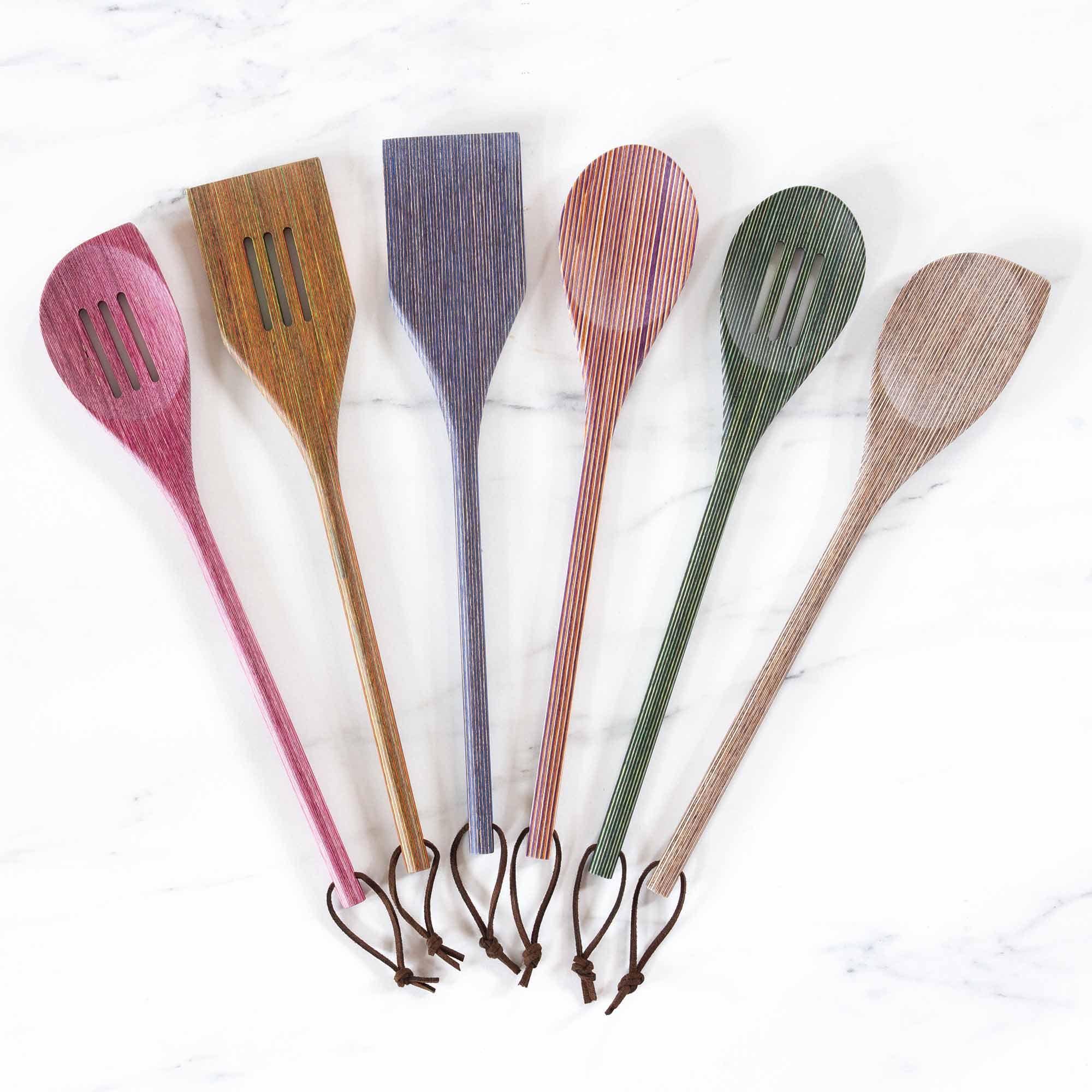 Baltique® Costa Nova Collection 6-Piece Cooking Utensil Set - Non-Stick Safe Kitchen Tools for Baking, Frying & Cooking - Perfect Gift for Home Chefs