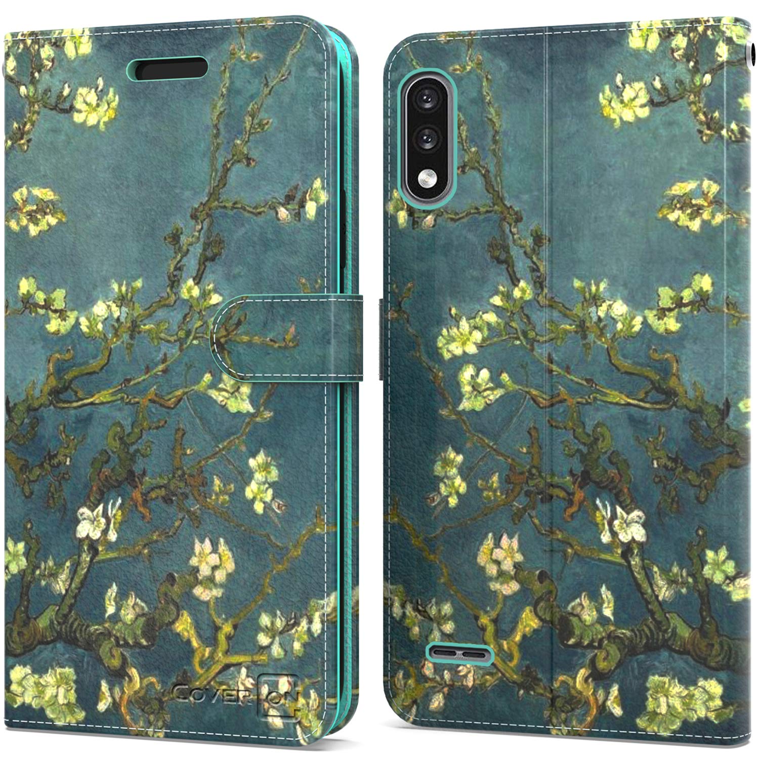 RFID Blocking PU Leather Wallet Case for LG K32/K22 - Stand Cover for Daily Use