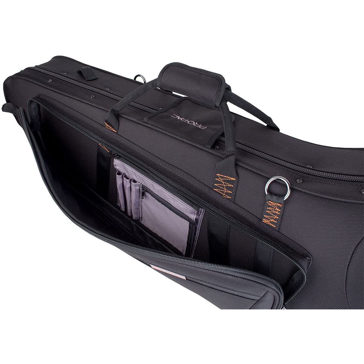 Protec PB306CT Tenor Trombone Case - Black Contoured PRO PAC for Professional Musicians | Durable & Lightweight Protection for School, Marching Band & Travel