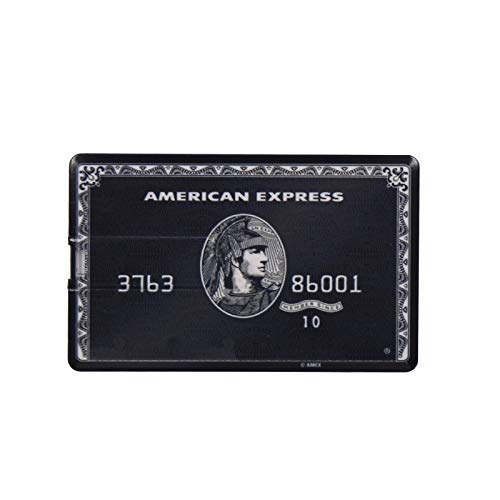 BranXin 8GB Credit Card Flash Drive - American Express Black Card Style - Perfect for Business, Travel & Secure Data Storage