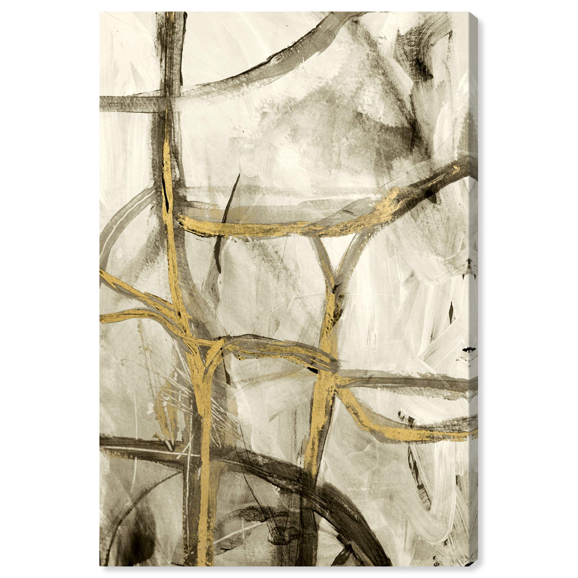 Abstract Wall Art Canvas Print 'Fig in Leather' by Wynwood Studio - 24