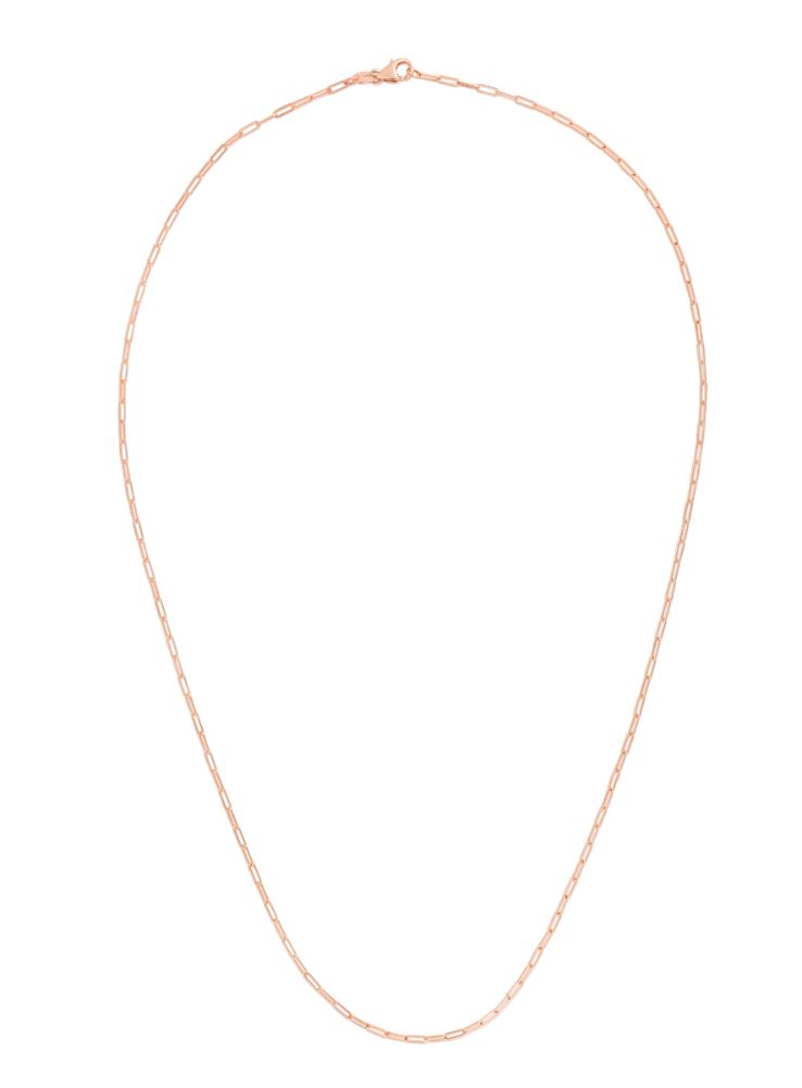 14K Gold 1.5mm Paperclip Chain Necklace - Dainty Minimalist Layering Jewelry for Women, Perfect for Everyday Wear, Gifts & Special Occasions