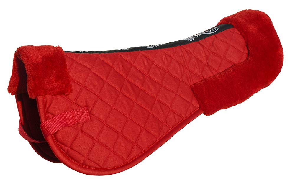 Horse Half Pad for Riding - Shock Absorbing & Comfort Gel Saddle Pad - Perfect for English & Western Riding, Training, and Show Jumping