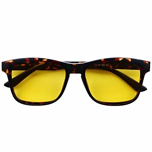 Polarized Sunglasses with Reading Lenses 0.50 Strength - Yellow Tint Light Tortoiseshell Frame for Men & Women - Perfect for Driving, Fishing, and Outdoor Activities