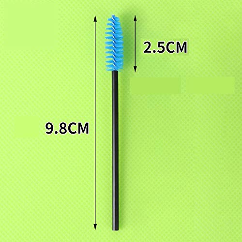 200 Disposable Eyelash Mascara Brushes - 4 Colors Bendable Spoolie Wands for Eyelash Extensions & Makeup Application - Perfect for Salon Professionals, DIY Lash Artists & Home Use (Pink)