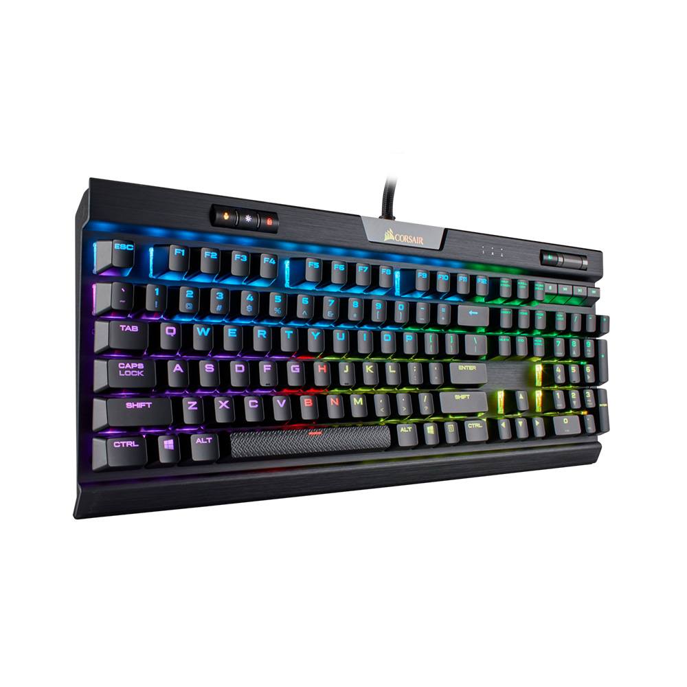 Corsair K70 RGB MK.2 Mechanical Gaming Keyboard with Cherry MX Brown Switches - Perfect for PC Gaming, Typing & Office Work