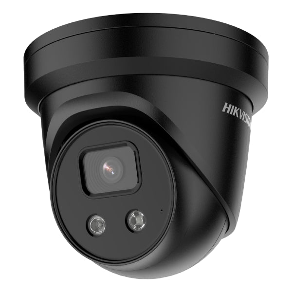 Hikvision DS-2CD2386G2-IU 8MP 4K Turret Security Camera with Built-in Mic & DarkFighter Technology - Night Vision, Outdoor/Indoor Use for Home & Business Surveillance (Black)