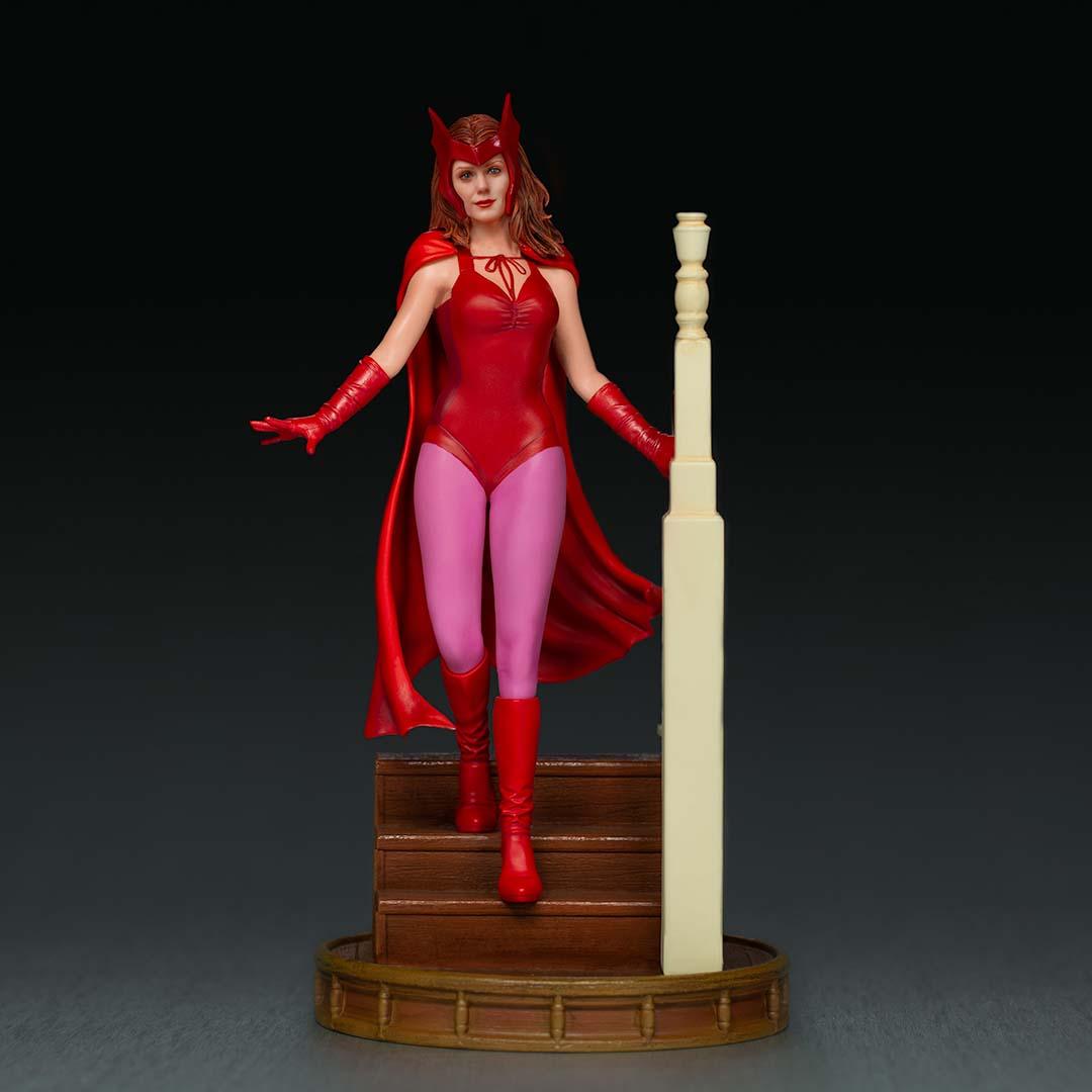Iron Studios WandaVision Wanda (Halloween) Art Scale 1/10 Statue - Collectible Marvel Superhero Figure for Display & Home Decor