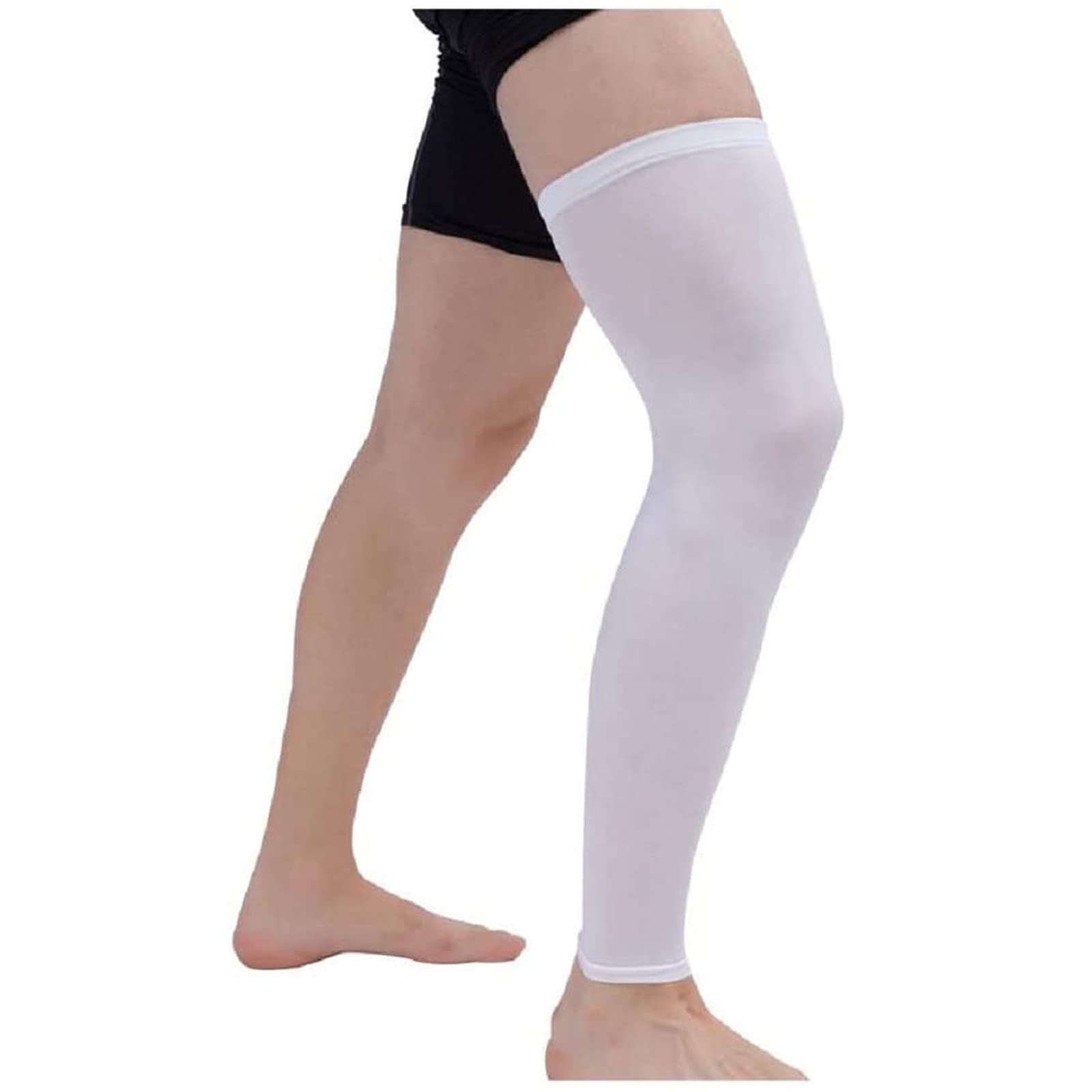 Best Compression Socks for Men & Women - Long Sleeve Support Socks for Calf, Leg & Tibia Pain Relief - Large Size Athletic Socks for Running, Travel & Work