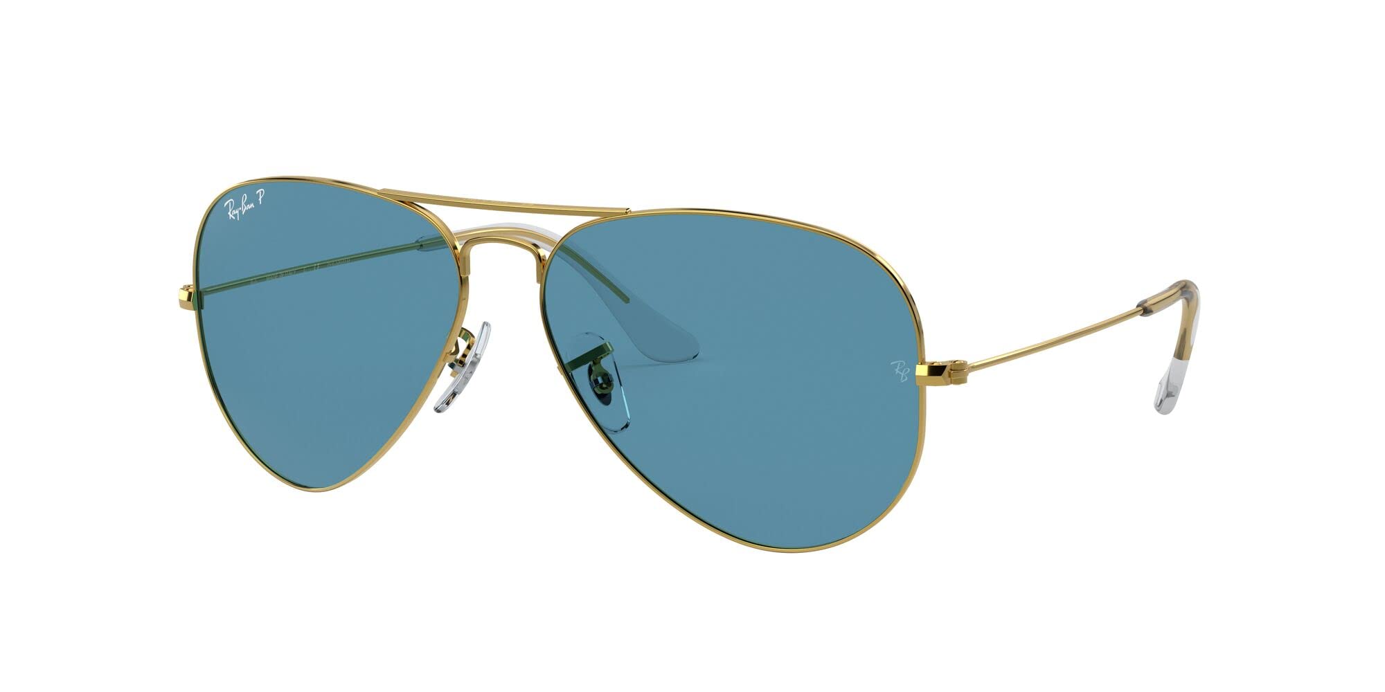 Ray-Ban RB3025 Classic Polarized Aviator Sunglasses for Men & Women - UV Protection, Lightweight Metal Frame - Perfect for Driving, Travel & Outdoor Activities