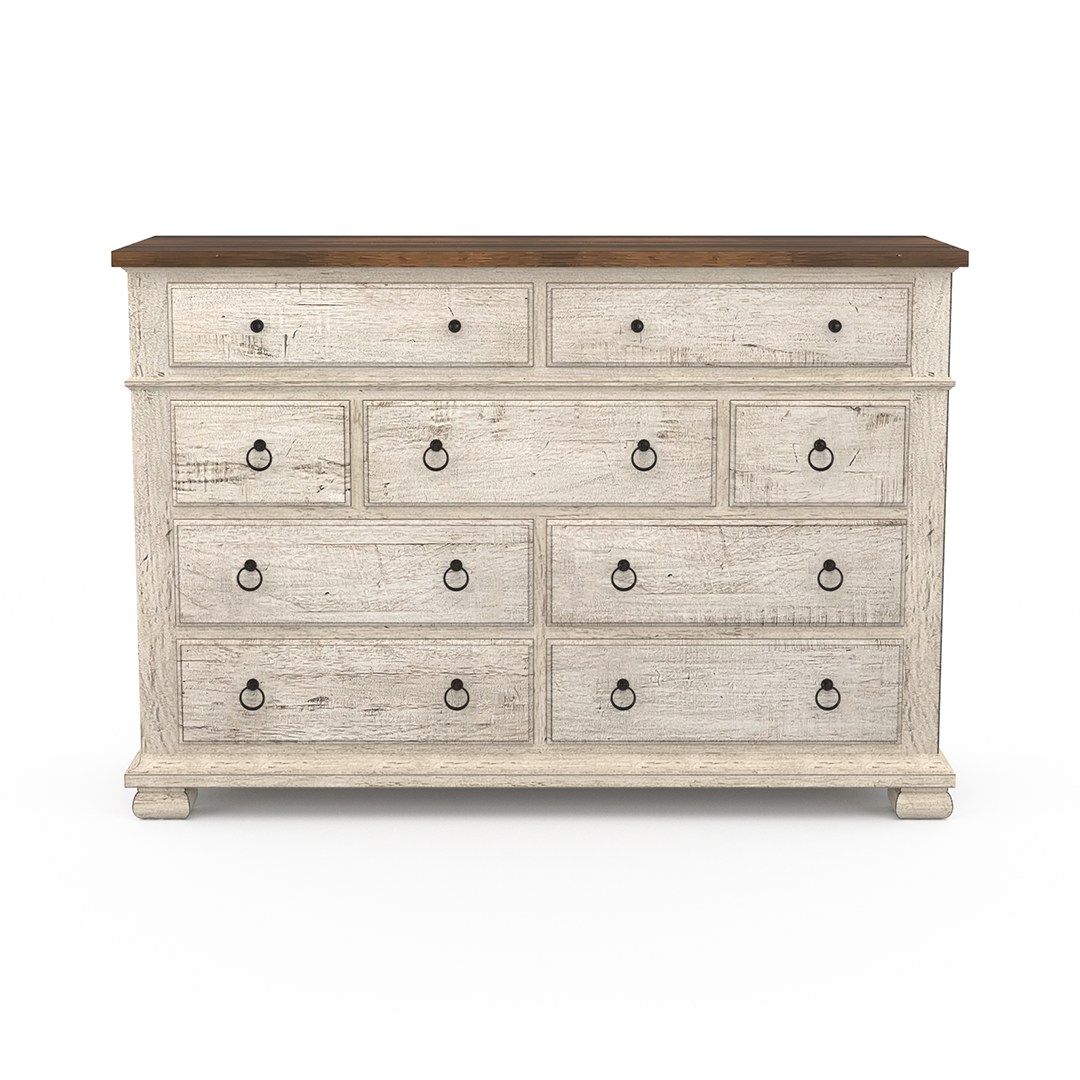 Belmont Dresser - Modern 6-Drawer Chest for Bedroom & Living Room Storage | Solid Wood Furniture for Home Organization & Decor