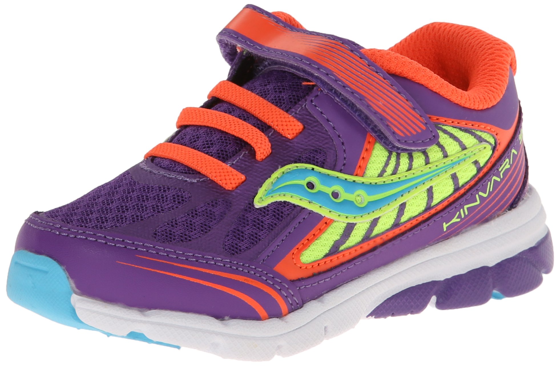 Saucony Girls Baby Kinvara 5 Running Shoes for Toddlers - Lightweight & Comfortable Sneakers for Active Kids - Perfect for Playtime, Preschool & Outdoor Activities