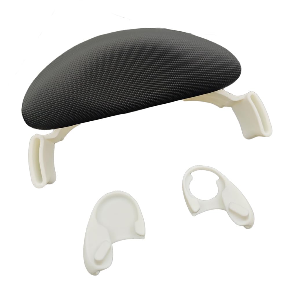 Soft Front Face Cushion for Apple Vision Pro VR Headset - Comfortable Sponge Replacement Pad (White + Sponge + Adapter) - Ideal for Extended VR Gaming & Virtual Reality Experiences