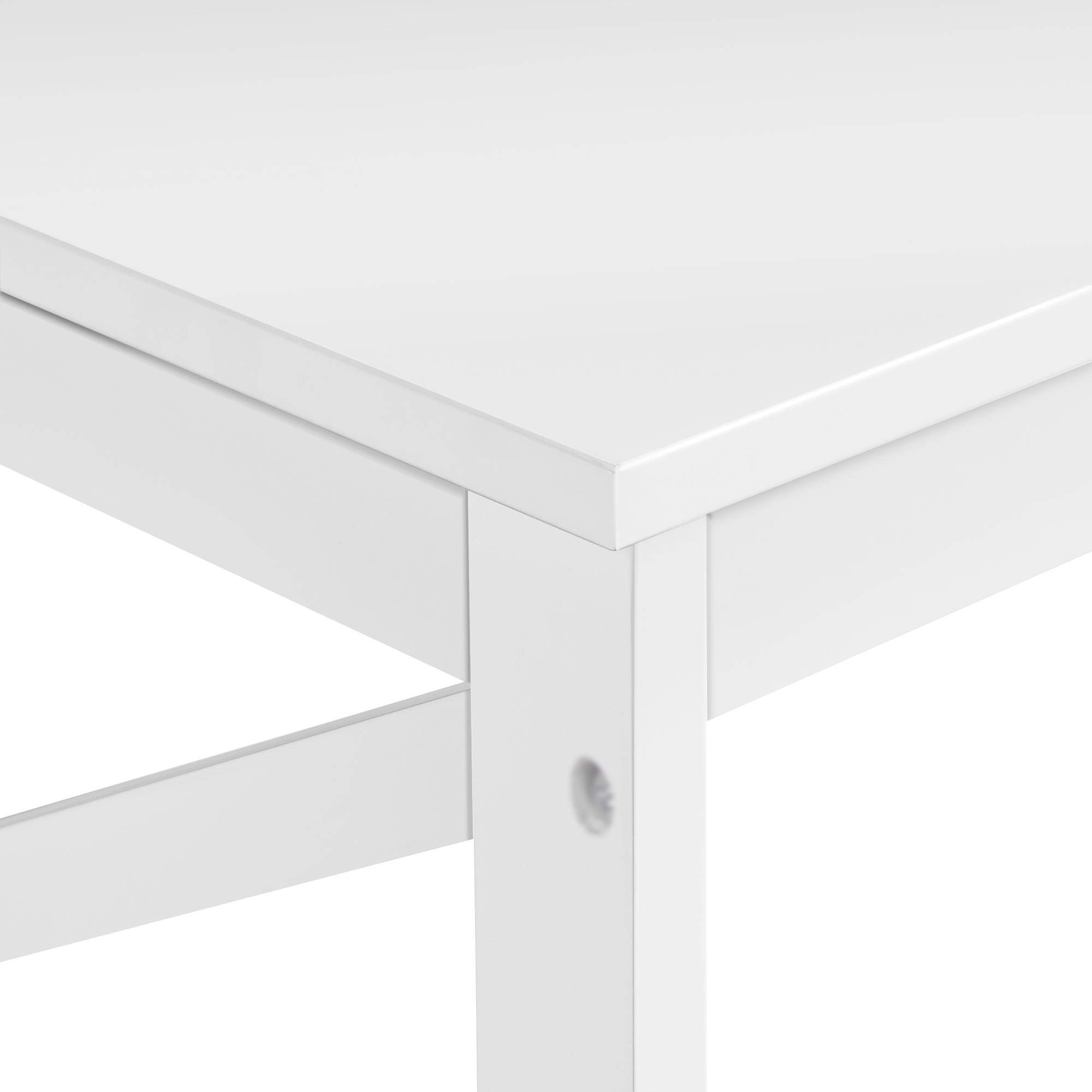 Modern X Design White Coffee Table - 2-Tier Wooden Cocktail Table with Storage Shelf for Living Room, Lounge & Office Use - Stylish Center Table for Home Decor & Small Space Furniture