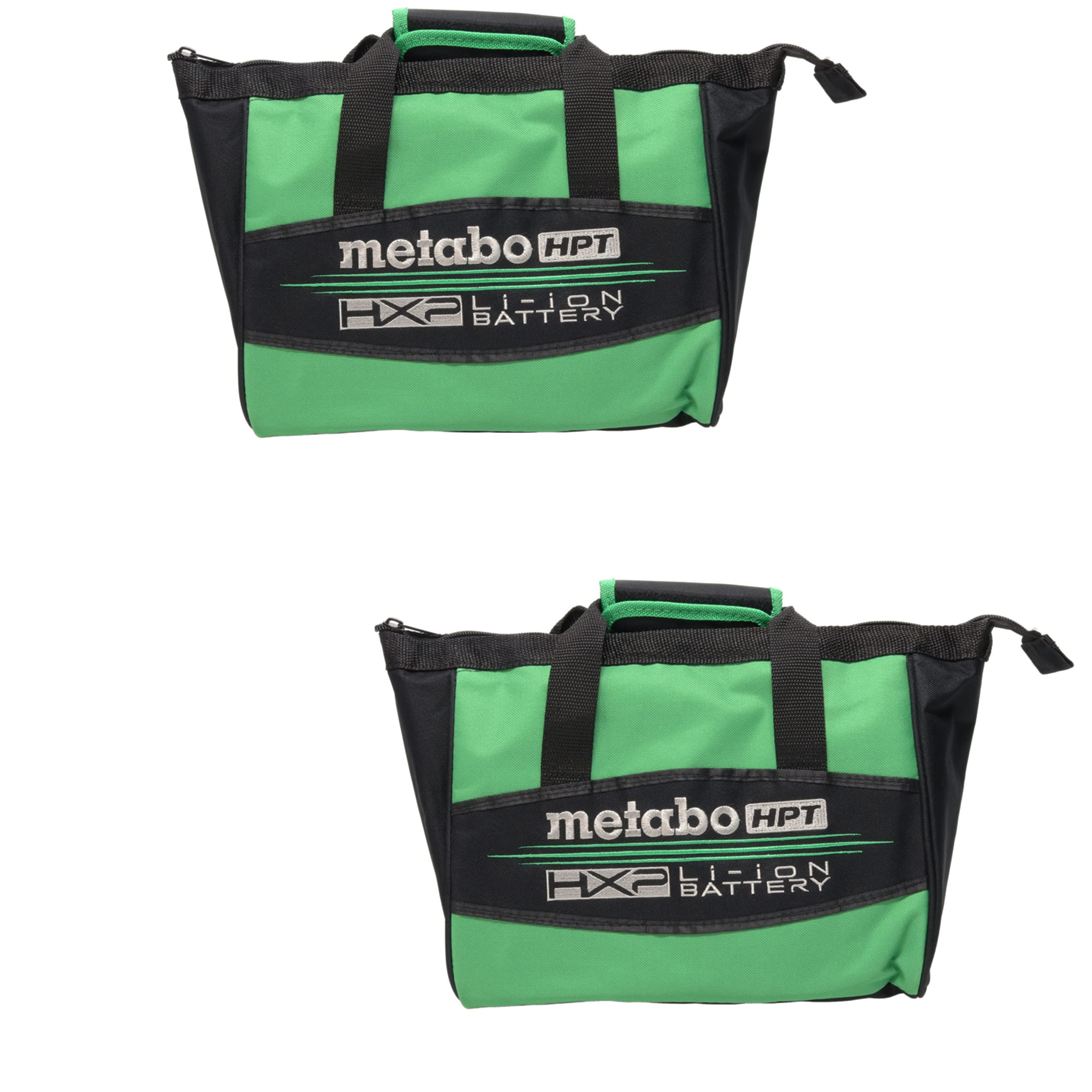 Metabo HPT 12-Inch Heavy Duty Tool Bag Set (2-Pack) - Durable Construction with Multiple Pockets for Electricians, Plumbers & Contractors - Perfect for Job Sites, Home Repairs & DIY Projects