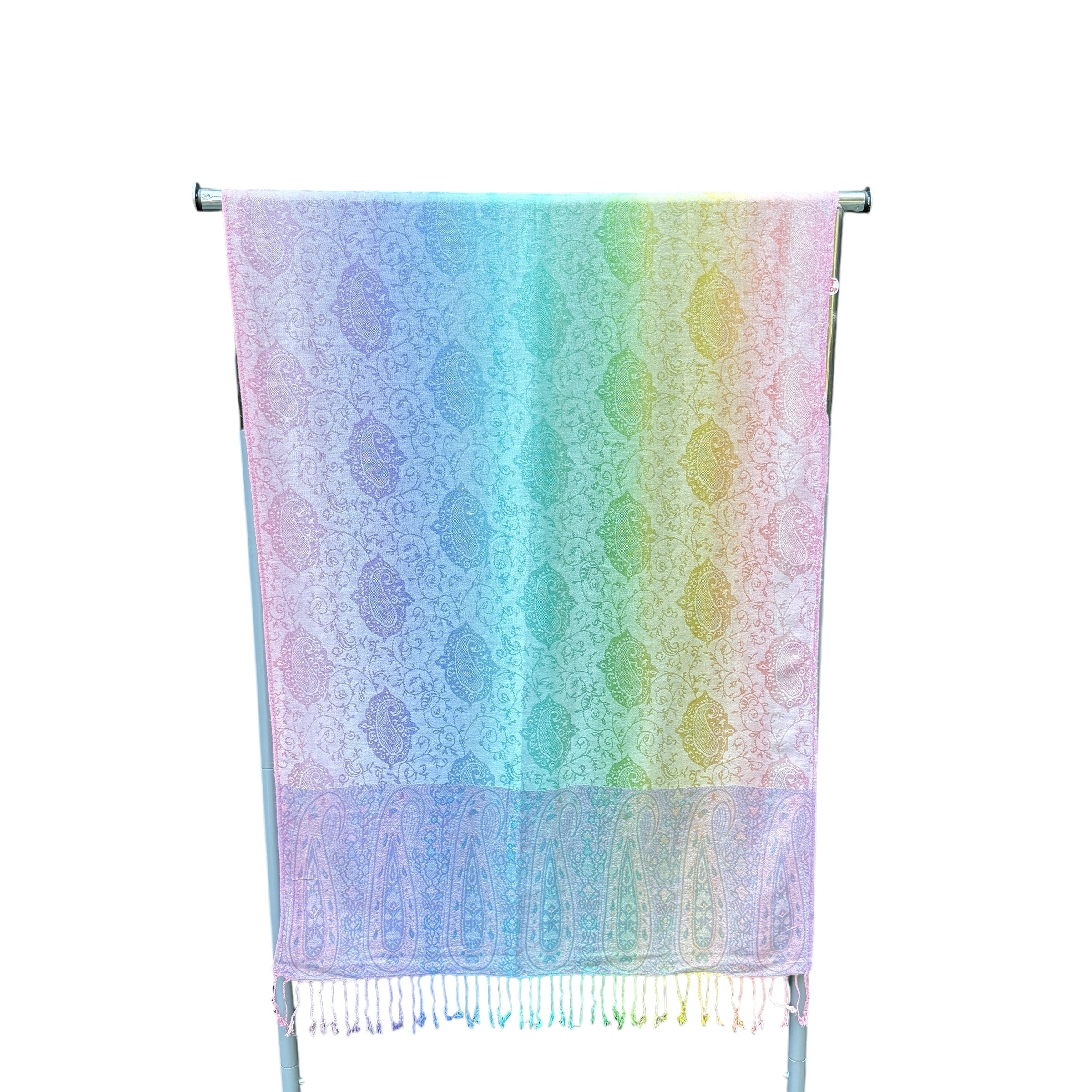 Stashmina Rainbow - Soft & Colorful Cashmere Blend Scarf for Women - Perfect for Winter Fashion, Travel & Gift Giving