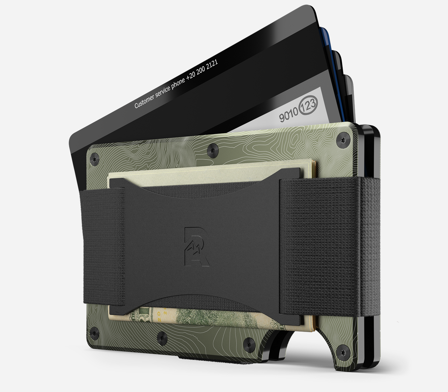 The Ridge Wallet - Minimalist Aluminum RFID Blocking Slim Wallet for Men - Perfect for Everyday Carry, Travel & Outdoor Adventures
