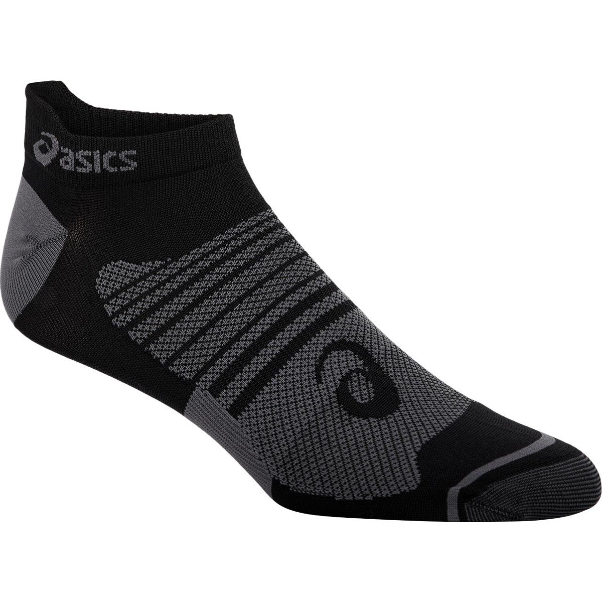 ASICS Men's Quick Lyte Plus Athletic Socks 3-Pack - Performance Black/Grey - Breathable Running Socks for Gym, Sports & Everyday Comfort