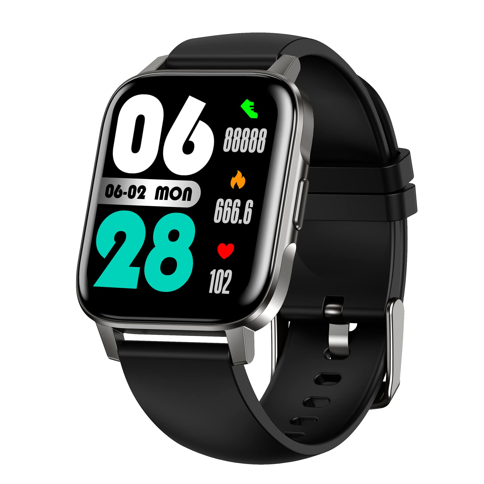 Smart Watch for Men & Women - IP68 Waterproof Fitness Tracker with Heart Rate, Blood Oxygen & Sleep Monitor, 1.69