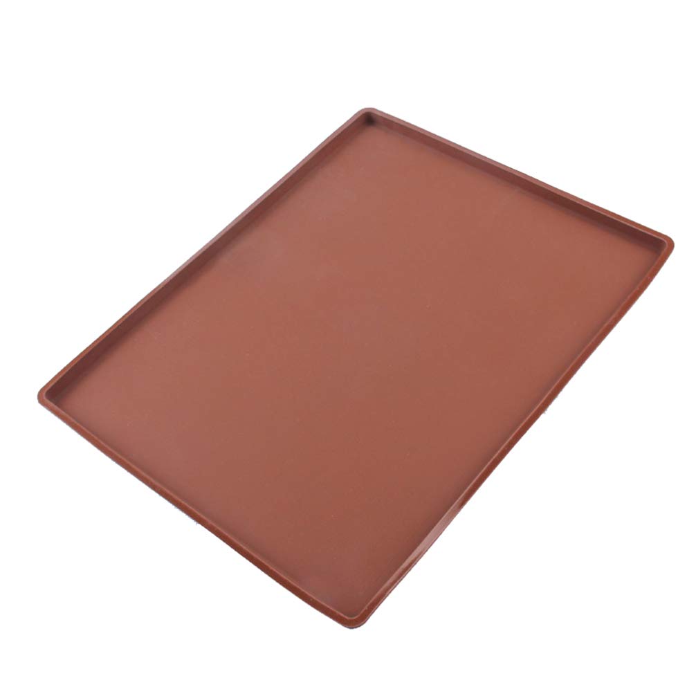 Hemoton Non-Stick Oven-Safe Baking Mat Set - Reusable Silicone Pastry Mat, Cookie Cutters, and Leakproof Baking Sheet for Cookies, Cakes, Pizza & Swiss Rolls - Perfect for Home Baking, Pastry Making, and Kitchen Decor