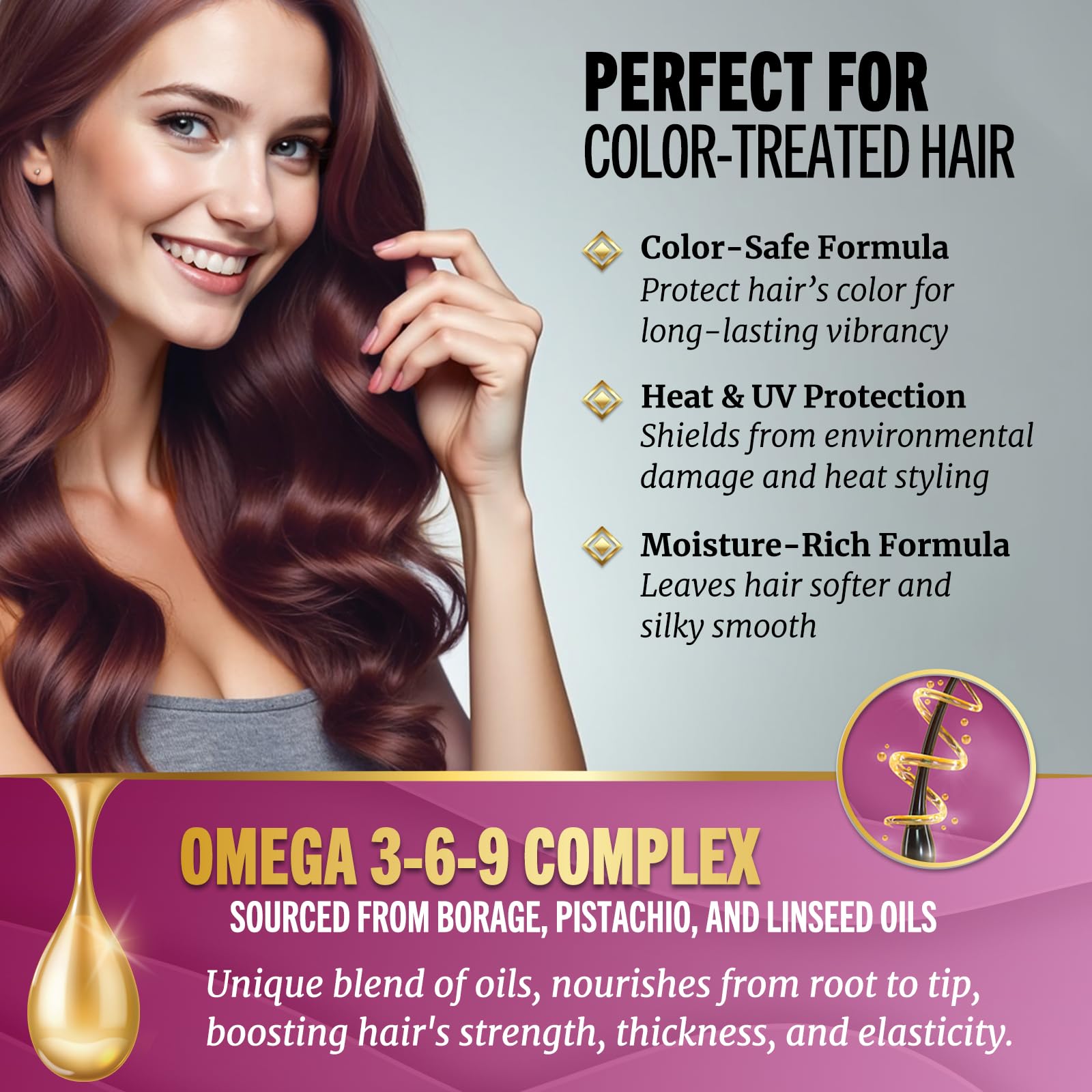 Jenoris Pistachio Shampoo, Conditioner & Hair Mask Set - Natural Hair Care for Dry Damaged Hair with Pistachio Oil & Vitamin E, Paraben & SLS Free, Salon-Quality Hydration & Repair - Perfect for Daily Use, Post-Color Treatment & Hair Recovery