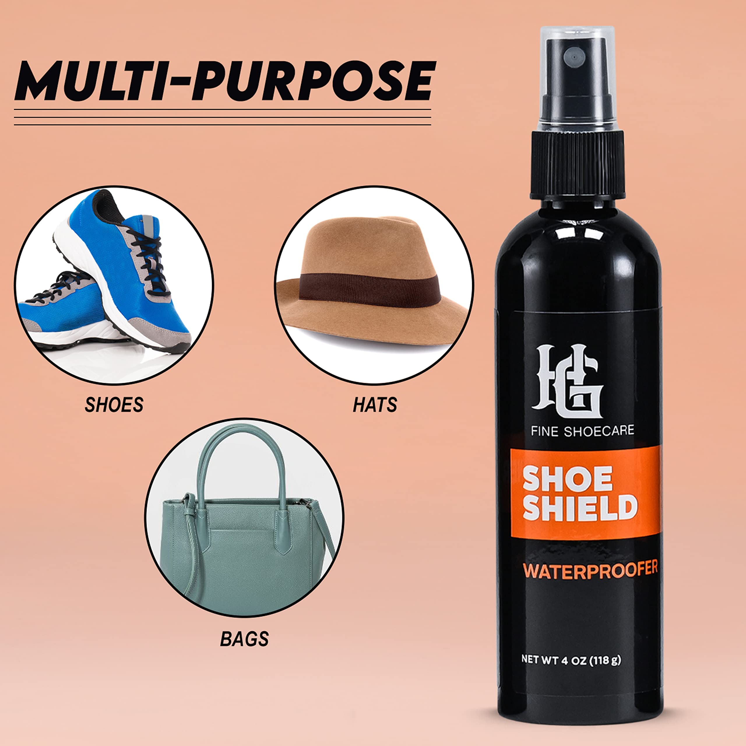 Premium Shoe Cleaning Kit - Stain Remover, Waterproof Spray & Freshener for Leather, Nubuck, Suede & Canvas - 4 Oz Each - Perfect for Sneakers, Boots & Dress Shoes Protection